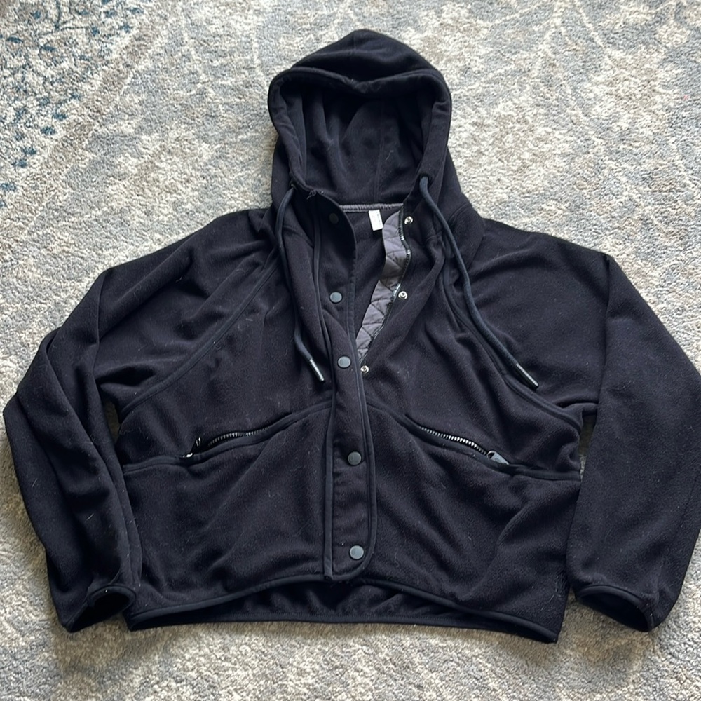 FP Movement by Free People Black Bomber Jacket